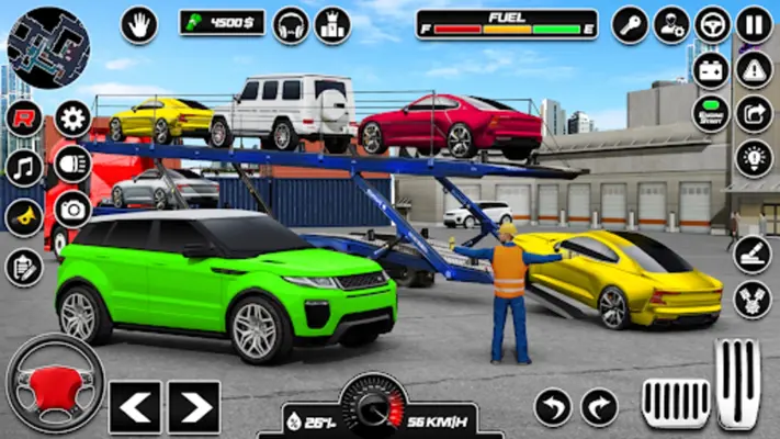 Car Transporter 3dTruck Games android App screenshot 2